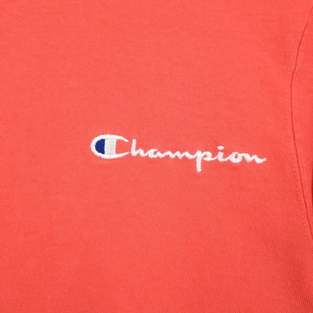Champion Small Script Logo Applique Tee Shirt Sz S - image 3